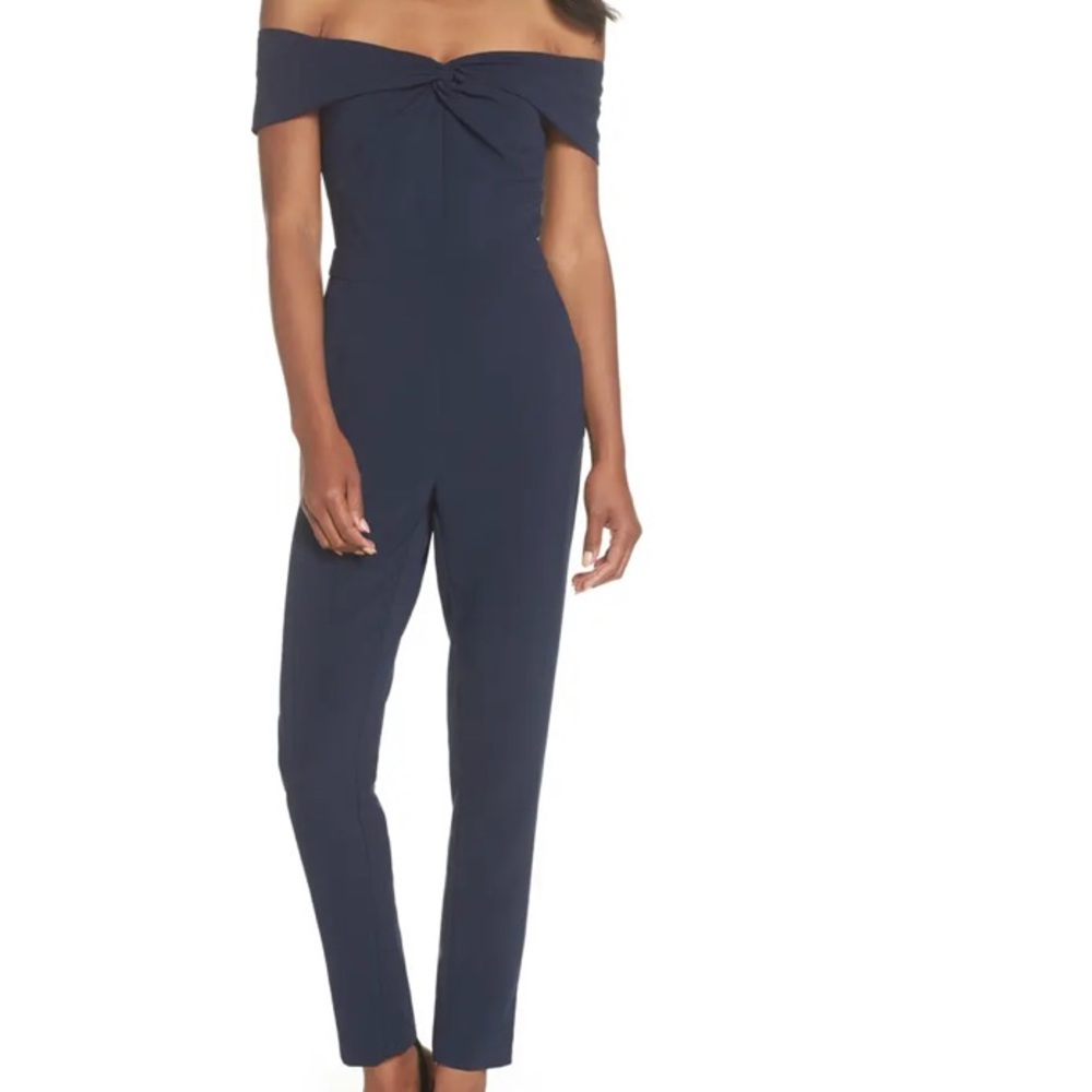 Adelyne Rae Karlie Off the Shoulder Jumpsuit